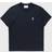 Ami Paris Navy Cotton de Coeur T-shirt - Night Blue