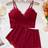 Shein 2-Piece Solid Color Lace Trim Sexy Lingerie - Comfortable