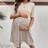 Shein Maternity Nursing Dress With Crew Neck