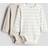 H&M Baby Long Sleeved Bodysuit - Beige/White
