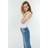 H&M Ladies Ribbed Vest Top - White