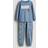 H&M Boys Light Dusty Blue Marvel Printed Cotton Jersey Pyjamas