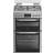 Hotpoint 60cm Dual Fuel Cooker Stainless Steel