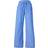Gina Tricot Cotton Poplin Trousers Randiga Byxor - Blå