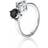 Efva Attling The Storm & Ring Crystal Quartz/Onyx