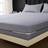 Shein 6-Sided Zippered Protector Fits 10 Inches Mattress Cover Grey