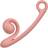 Snail Vibe Curve Dual Stimulator Peachy Pink
