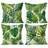 Shein Tropical Leaves Throw Pillow Covers 17.7x17.7 Inches Cushion Cover Green