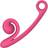 Snail Vibe Curve Dual Stimulator Pink