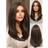 Shein Realistic Natural Brown Hair Layered Wig 20 Inch