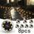 Shein Outdoor Solar Warm Light 8 LED Ground Lighting