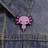 Shein Charming Cartoon Axolotl Enamel Pin - Alloy