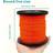 Temu 328ft Durable 2.4mm Orange Nylon Trimmer Line