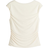 H&M Draped Cap Sleeved Top - Cream