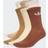 adidas Trefoil 6 Pack Crew Socks - Brown/Cream/White
