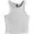 H&M Ribbed Vest Top - Light Grey