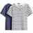 H&M In A Grandfather Style 2-pack - Dark Blue/Striped (1284096005)
