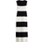 H&M Ribbed Tube Dress - Black/Cream Striped