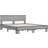 vidaXL Engineered Wood Sengeramme 160x200cm