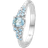 Studio Z Fragments Ring - Silver/Blue/Transparent