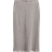 H&M Ribbed Pencil Skirt - Grey/Washed