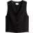 H&M Short Waistcoat - Black
