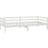 vidaXL Solid Pine Wood White Soffa 204cm 3-sits