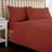 Dunelm Pure Cotton Bed Sheet Orange (200x150cm)