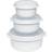 EMSA Micro Family Dish Starter Set White Mikrobølgeredskab