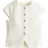 H&M Button Front Top - White