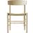 Fredericia Furniture J39 Mogensen Soap-treated Beech/Natural Wicker Köksstol 77cm