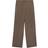 Mango Polyamide Straight Leg Tie Waist Trouser - Brown