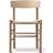 Fredericia Furniture J39 Mogensen Light Oiled Oak/Seagrass Køkkenstol 77cm