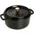 Staub La Cocotte Matte Black med låg 24cm