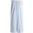H&M Double Waistband Poplin Drawstring Trousers - Light Blue/Striped