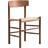 Fredericia Furniture J39 Mogensen Lacquered Walnut/Natural Braided Köksstol 77cm
