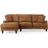 Dunelm Beatrice Brown Sofa 234cm 3 Seater