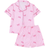 Shein Young Girl Short Sleeve Top and Shorts Pajamas - Summer