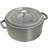Staub La Cocotte Graphite Grey with lid 3.8 L 24 cm