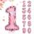 Shein Birthday Number Candles Pink Butterfly