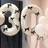 Shein 7pcs 40-Inch Cream Number Balloons Set