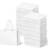 Shein 10Pcs White Kraft Paper Bags With Handles