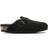 Birkenstock Boston Shearling Suede Leather - Black
