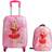 Borg Living Suitcase Set of 2 - Pink