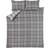 Catherine Lansfield Kelso Duvet Cover Grey (200x135cm)