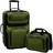 U.S. Traveler Rio Rugged Expandable Set of 2 - Green