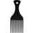Eurostil Styling Comb Medium 11 Pins Black