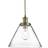 Searchlight Pyramid Antique Brass/Clear Pendant Lamp ∅ 29cm