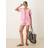 JDY Short Sleeve Tie Front Cheesecloth Shirt - Pink
