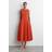 COS Sleeveless Bubble-Hem Midi Dress - Orange